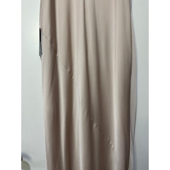 Shona Joy Luxe Bias Cowl Slip Dress Champagne Size 8 NWT Chic Silhouette Satin - Picture 13 of 15